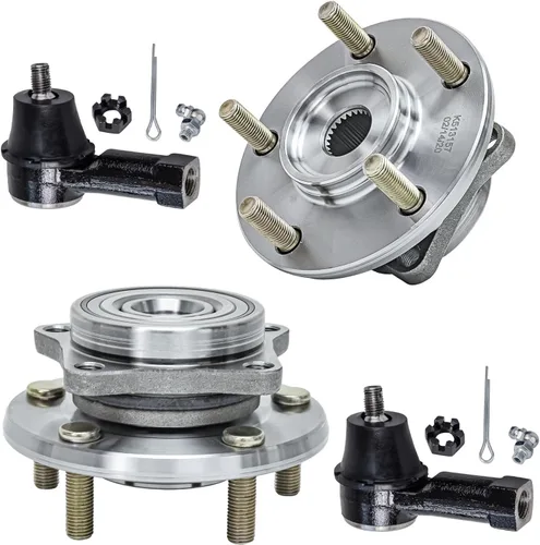 Miniatura 267 de Detroit Axle - Kit de nudillos de dirección delantera izquierda para Ford Edge Lincoln MKX 07-10, cojinete de rueda del lado del conductor, nudillo