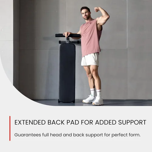 Miniatura 4 de Finer Form Gym-Quality Adjustable Sit Up Ab Bench & Decline Weight Bench for Home Gym Strength Training.