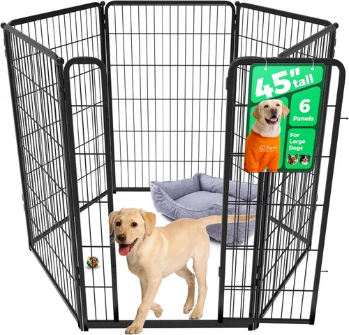 Miniatura 31 de FXW Homeplus Unleashed Corralito para Perros de Interior - Juego Sin Estrés y Seguro, Resistente de 24 Pulgadas 4 Paneles Corral para Cachorros