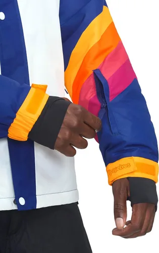 Miniatura 3 de Tipsy Elves Chaquetas de esquí para hombre - Divertidas y coloridas prendas de esquí con capucha impermeables para adultos
