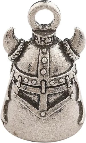 Miniatura 45 de Guardian Bell Good Luck Bell w/Keyring & Black Velvet Bag Motorcycle Bell Lead-Free Pewter Made in USA Phoenix Biker