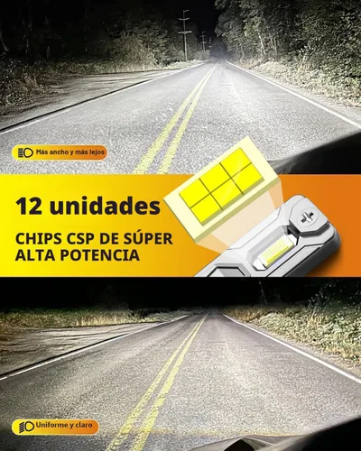 Miniatura 13 de Termitor Bombillas LED 9005/HB3, 30000 lúmenes, 800% ultra brillo, tamaño halógeno 1:1, blanco frío 6500K, vida útil de 10 años con ventilador