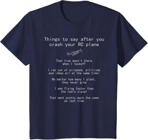 Miniatura 76 de Cosas que decir cuando te estrellas con tu camiseta RC Plane hobby