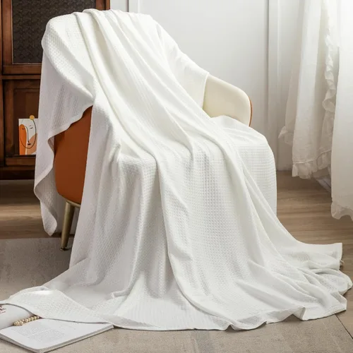 Miniatura 31 de AmyHomie Manta refrescante, 100% rayón derivado del bambú, manta de verano fresca para durmientes acalorados, mantas suaves y cómodas para todas