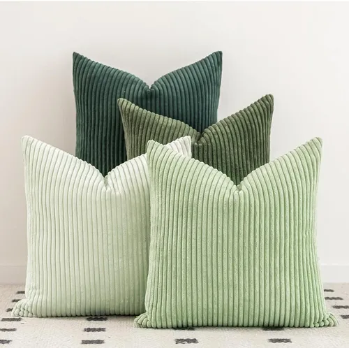 Miniatura 8 de LANANAS Fundas de almohada neutrales para sofá de 18x18 pulgadas, juego de 4 fundas decorativas de estilo granja boho para sala de estar, sofá
