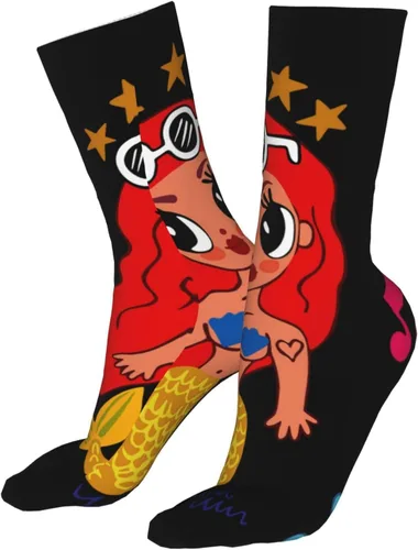 Miniatura 2 de NALCKA Karol Singer G Socks Super Soft Crew Sock Personalidad Resistente al Olor Antiolor Unisex Calcetines Deportivos Calcetines Bajo 16 pulgadas