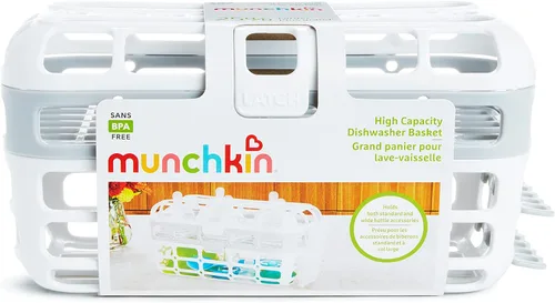 Miniatura 7 de Munchkin® Cesta para Lavaplatos de Alta Capacidad, 1 Paquete, Gris