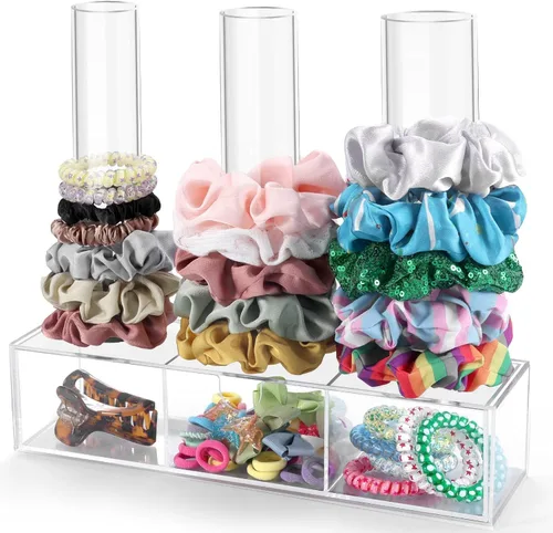 Miniatura 8 de OAOLEER 2 soportes para coletero, organizador de joyas transparente para regalos de adolescentes y mujeres, el organizador de exhibición perfecto