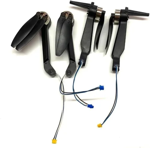 Miniatura 3 de E88EVO Drone RC sin escobillas E88 EVO Quadcopter Parts Guard Motor Propellers Arm Accesorio (16 cuchillas 8 Guardia)