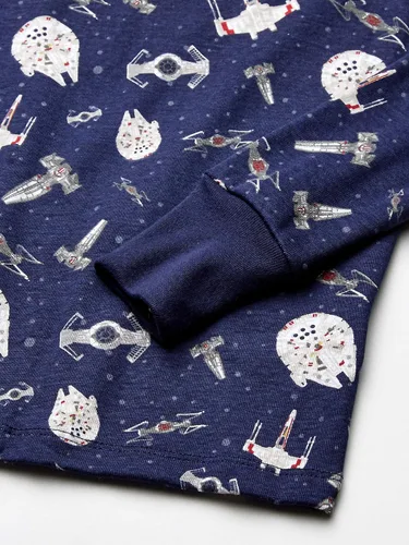 Miniatura 3 de Spotted Zebra Disney Marvel Star Wars Conjuntos de pijama de algodón ajustados para bebés niños pequeños y niños