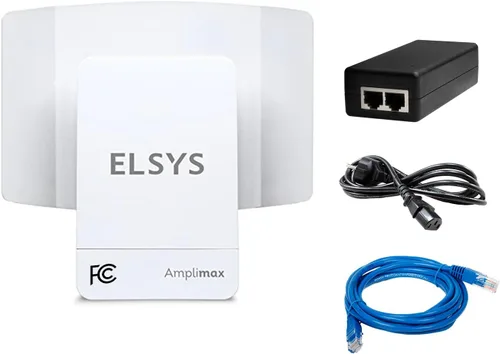 ELSYS AMPLIMAX 4G Módem LTE para exteriores con ranura para tarjeta SIM y antena integrada de alta ganancia (2 en 1) Certificado FCC, AT&T