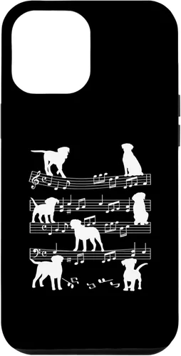 Miniatura 25 de iPhone 11 Músico Perro Jugando en Notas Musicales Amante de la Música Piano Case