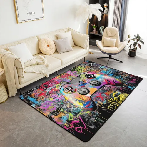 Miniatura 15 de Erosebridal Cowboys - Alfombra antideslizante de 3 x 5 pies, alfombra de caballos occidentales, tapete decorativo para interiores, montañas