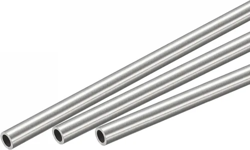 Miniatura 46 de uxcell Tubo redondo de acero inoxidable 304 0.236 in OD 0.020 in espesor de pared 11.811 in longitud 3 piezas