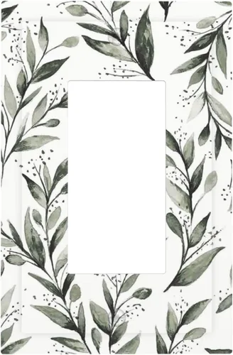 Miniatura 12 de Placa de pared dúplex de receptáculo de dispositivo de 1 gang de madera envejecida blanca gris con veta de tablón, cubierta de enchufe eléctrico