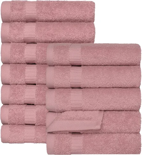 Miniatura 36 de Juego de alfombra de baño 100 % de algodón turco para hotel y spa de lujo y opciones de tapete de baño de espuma viscoelástica
