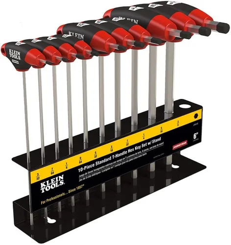Miniatura 5 de KLEIN TOOLS JTH6E17 Llave hexagonal de 1/2 pulgada, mango en T Journeyman, 6 pulgadas