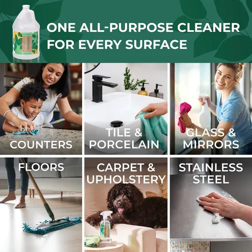 Miniatura 2 de PathoPure - Limpiador concentrado natural multiusos, sin perfume, no tóxico para limpiar manchas de cocina, baño, vidrio, piso, alfombra