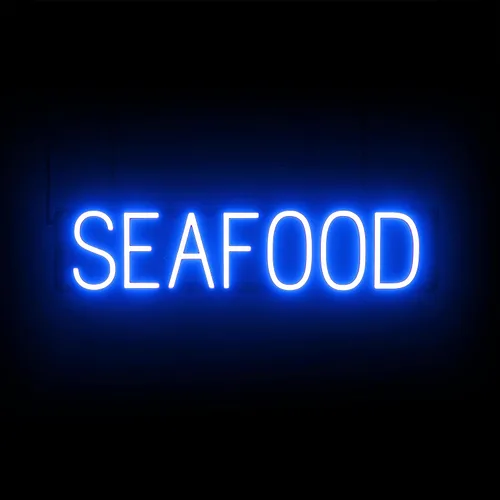Miniatura 55 de SpellBrite Señal de PHO para restaurantes Señalización LED azul para restaurantes con LED de neón para empresas 13.2 x 6.3 pulgadas