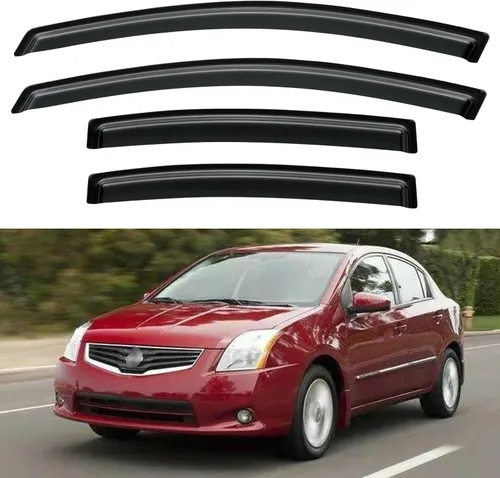 Miniatura 137 de YQAUTEC Viseras de Ventana Protectores de Lluvia para Honda Civic 2022 2023 2024 2025 2026, Deflectores de Viento de Ventilación de Ventana Fuera