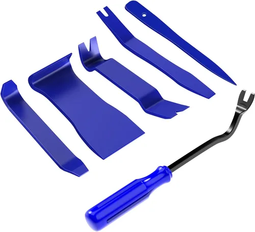 Miniatura 32 de GOOACC Kit de herramientas de eliminación de molduras automáticas de 9 piezas, kit de herramientas antiarañazos para el audio del automóvil, kit