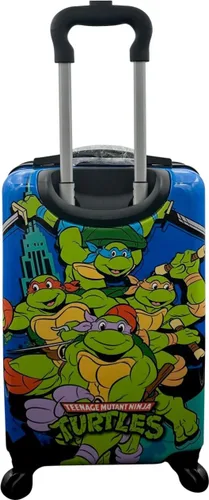Miniatura 5 de Fast Forward Maleta de mano ligera con licencia para niños, de lado duro, de 20 pulgadas, Multi colorido, Tortugas Ninja