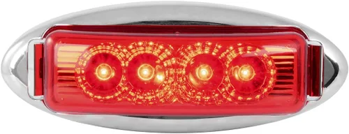 Miniatura 6 de GG Grand General 77853 Luz LED rectangular rojo/transparente Spyder con soporte negro Rojo (Red/Clear)
