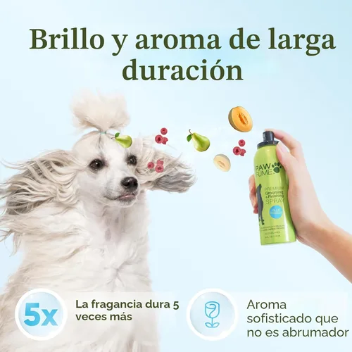 Miniatura 5 de PAWFUME - Perfume en aerosol para perros para aseo, cinta azul, paquete de 1 – Mantén a tu cachorro fresco todo el día – Probiótico, sin alcohol