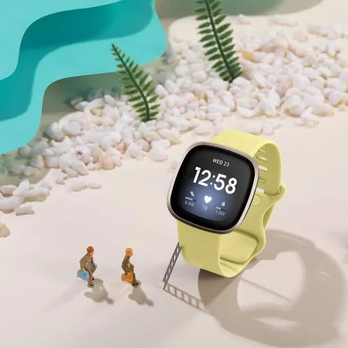 Miniatura 6 de GEAK Paquete de 15 correas compatibles con Fitbit Versa 4/Versa 3/Sense/Sense 2, correa de repuesto suave resistente al agua para reloj inteligente