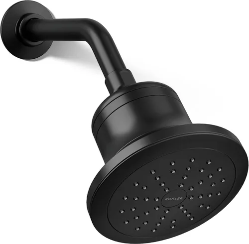 Miniatura 17 de Kohler 33631-G-BL Cinq™ Ducha redonda de función única con filtro, 1.75 gpm, negro mate
