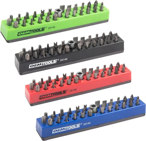 Miniatura 10 de OEMTOOLS 24144 - Soporte magnético para brocas hexagonales de 36 piezas, organizadores de puntas hexagonales, soportes magnéticos para superficies