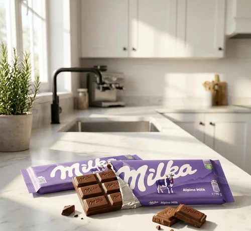 Miniatura 3 de Milka Alpenmilch Alpine Chocolate con leche 3.17 oz (paquete de 2)