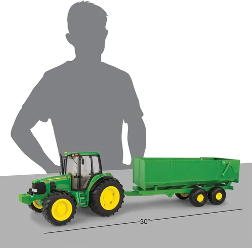 Miniatura 9 de 1/16 John Deere Big Farm 6930 Tractor con vagón Juego imaginativo para bebés