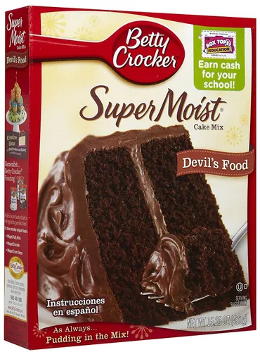 Miniatura 14 de Betty Crocker Delights Mezcla de pastel de chocolate alemán súper húmedo, 13.25 onzas (paquete de 12)