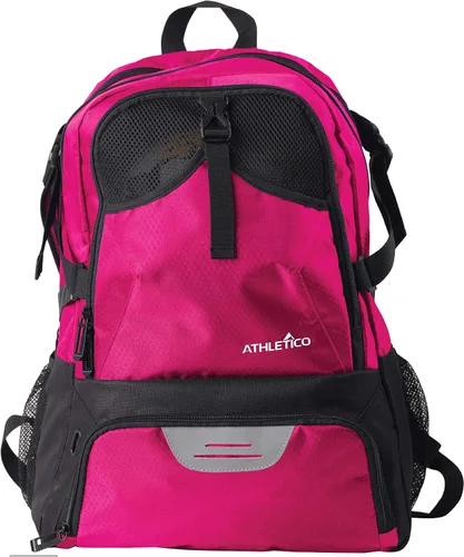 Miniatura 9 de Athletico National – Mochila de fútbol, baloncesto y fútbol americano, incluye soporte separado para balones y tacos
