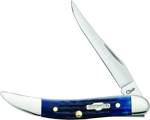 Miniatura 18 de Case XX WR Navaja de bolsillo pequeña Texas Toothpick Blanca con estrellas y rayas sintéticas, artículo #39912 (410096 SS) 7.6 cm cerrada, fabricada