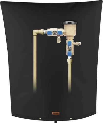Miniatura 22 de TOHONFOO Cubierta aislante de tubería para prevención de reflujo (5 °F) – Bolsa aislada para válvula de riego – Cubierta de bomba de pozo de agua