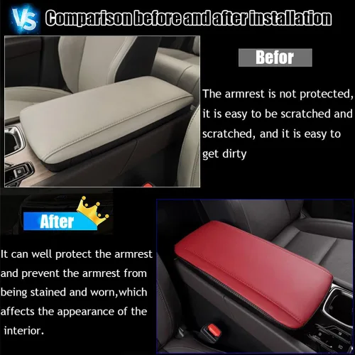 Miniatura 3 de Accesorios interiores personalizados para Lexus RX 350/RX 350h/RX 450h+/RX 500h 2023 2024 2025 cubierta de reposabrazos de cuero para consola