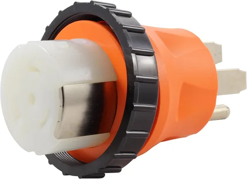 Miniatura 10 de AC WORKS Adaptador desmontable marino RV de 50 amperios (5-15P Hogar 15A Plug-Compact)