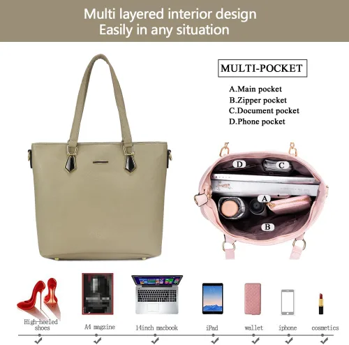 Miniatura 231 de 2E-youth - Bolsas y carteras de diseño para mujer, bolso de hombro, bolsa de mano