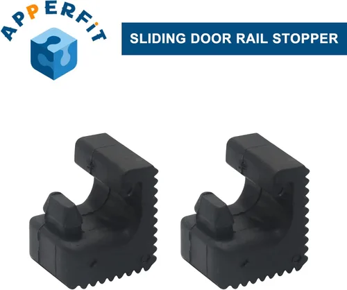 Miniatura 2 de Tope de riel de puerta corredera 72557-S0X-A00 2 piezas para puerta trasera izquierda del conductor y del pasajero derecho compatible con piezas