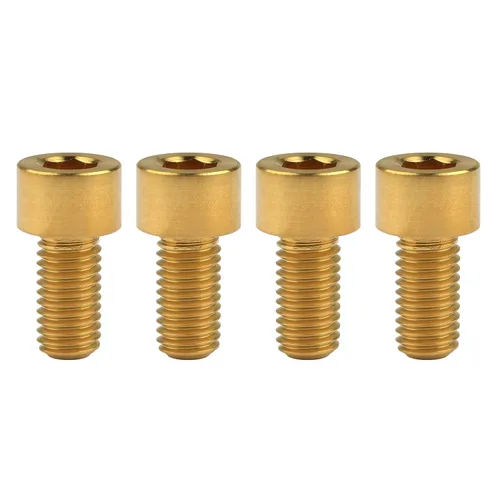 Miniatura 40 de Tornillos Allen de cabeza hueca de titanio M10 20 25 30 35 40 45 50 55 2.362 in Tornillos paquete de 4 (M10 x 0.787 in, paso 0.049 in, negro)