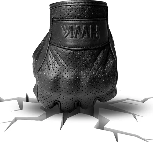 Miniatura 2 de HWK – Guantes de cuero para motocicleta para hombre, motocross, motocicleta, táctica, motociclista, para conducir, carreras