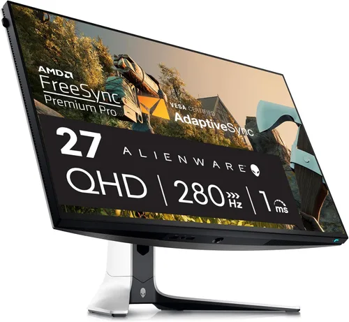 Miniatura 14 de Alienware 27 Monitor para juegos - AW2725DM - Pantalla QHD de 27 pulgadas 180Hz 1ms, IPS, NVIDIA G-SYNC, AMD Freesync, VESA AdaptiveSync.