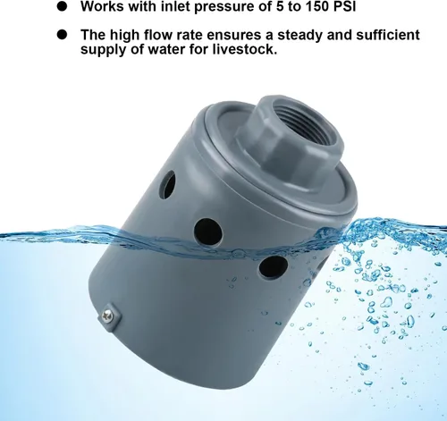 Miniatura 3 de Sistema de suministro de agua automático con válvula de flotador de 1" - Asegura suministro confiable de agua, reemplaza válvula de flotador OME