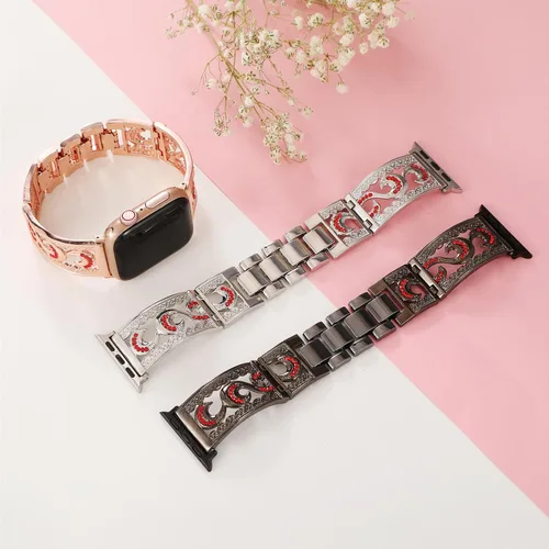 Miniatura 5 de Dressy Jewelry - Pulsera compatible con Apple Watch Band de 1.49, 1.57, 1.61, 1.65, 1.73 y 1.77 pulgadas, iWatch Series 9, 8, 7, 6, Ultra SE