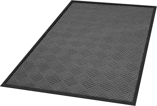 tonchean Tapete para puerta delantera de 3 x 5 pies, resistente para interiores y exteriores, tapete antideslizante para entrada interior, tapete de