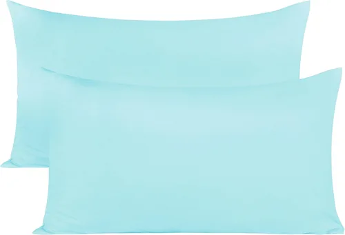 Miniatura 9 de BEDSUM Funda de almohada de microfibra para el cuerpo, suave, resistente a las arrugas y de fácil cuidado con cierre de sobre para adultos y mujeres