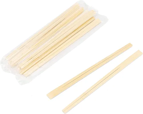 Miniatura 6 de MANCHAP 500 pares de palillos desechables de 8 pulgadas, palillos de bambú de 7.9 in a granel, palillos de madera china para comer, catering, comida