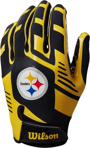Miniatura 44 de Wilson NFL - Guantes de fútbol americano con ajuste elástico, tallas para jóvenes y adultos